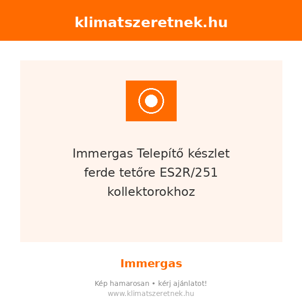 Immergas Telepítő készlet ferde tetőre ES2R/251 kollektorokhoz
