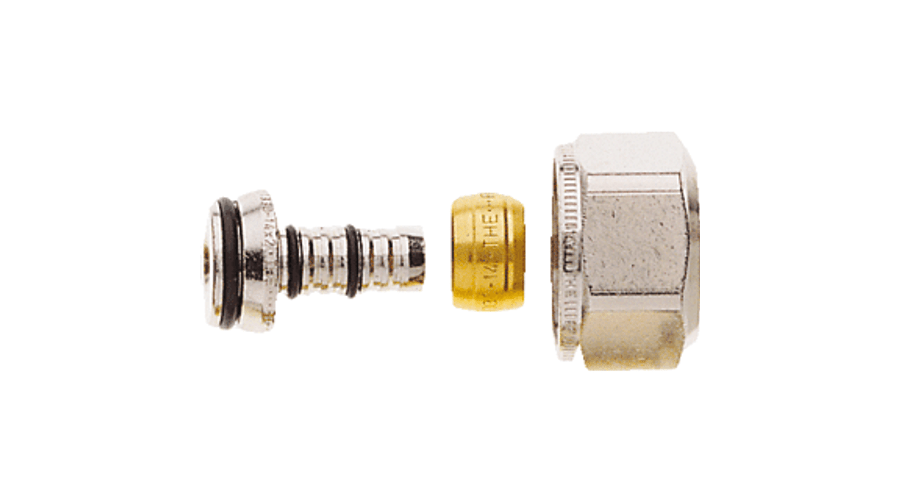 Heimeier szorítógyűrűs csatlakozó G3/4c-16x2