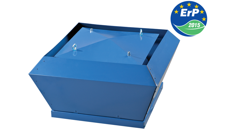 Vents VKV 4E 310 EC Radiális Tetőventilátor Műanyag Bevonatú Acélházban Erősebb Motorral