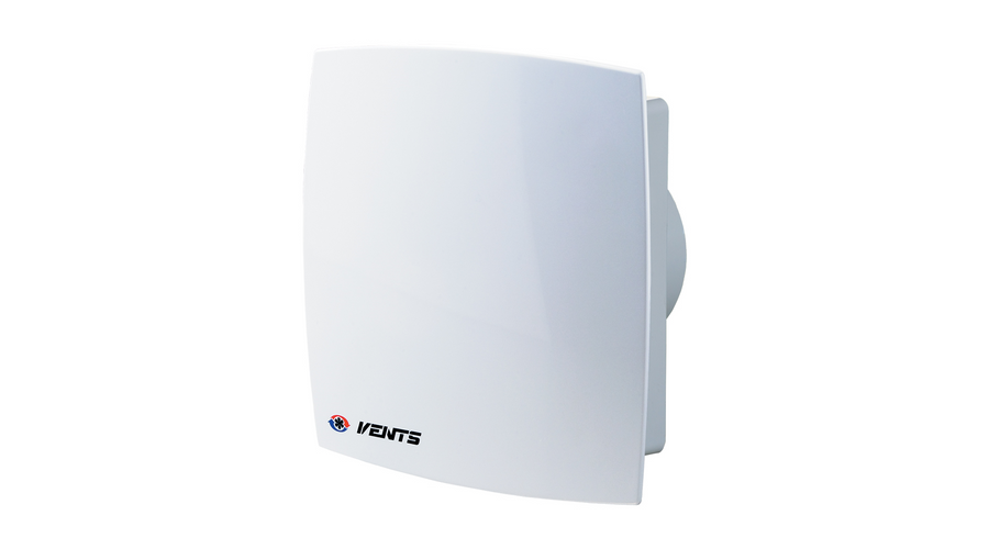 Vents 125 LDTH AUTO Automata zsaluval és zárt előlappal (fehér) Időkapcsolóval és Páraérzékelővel