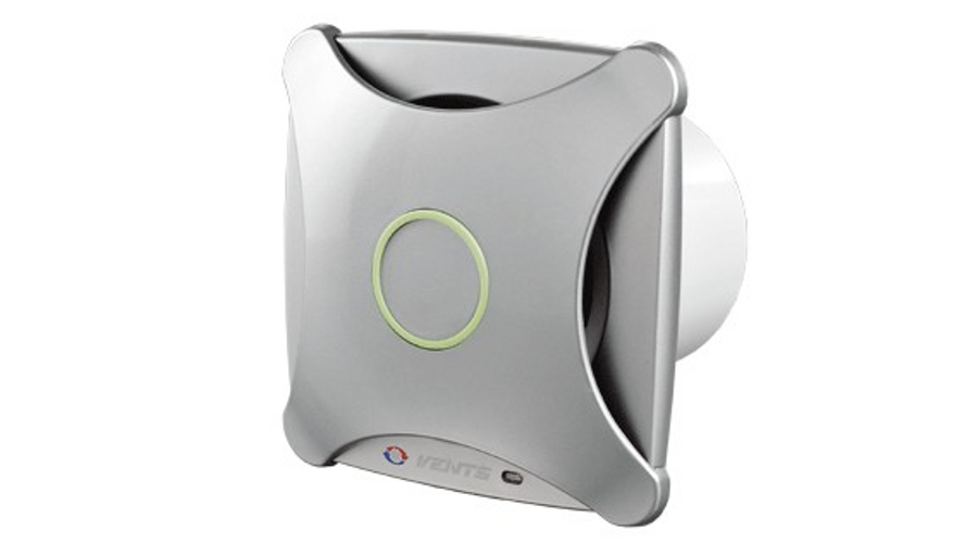Vents 100 XT Modern Külsejű Dekoratív Ventilátor (alu matt) Időkapcsolóval