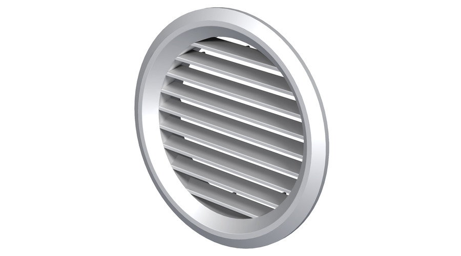 Vents MV 80 bVs Kerek Szellőzőrács Mahagóni