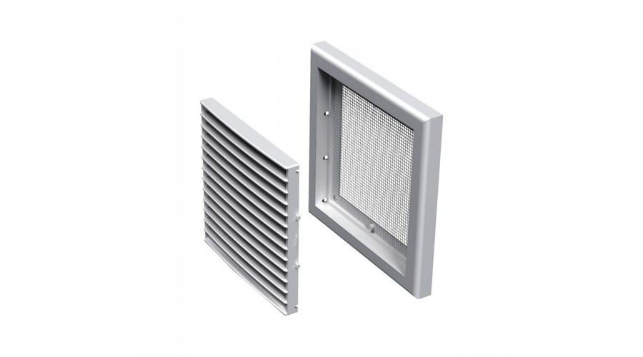 Vents MV 121s Műanyag Szellőzőrács Vízszintes Rácsozással