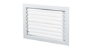 Vents NUN 200x200 Ipari Szellőzőrács Műanyag Keret és Lamellák