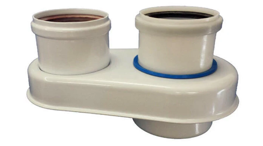 Viessmann Kazán-csatlakozó idom 60/100-80/80 PPS