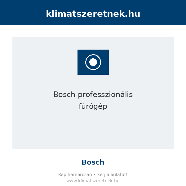Bosch professzionális fúrógép