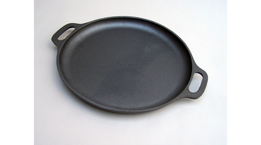 Öntvény Lapos Sütőtárcsa 35cm, bordázott