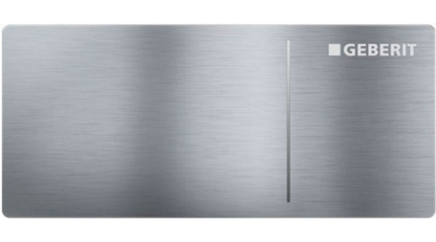 Geberit Sigma70 kétmennyiséges öblítés távvezérlő Sigma 12 cm, Szálcsiszolt acél