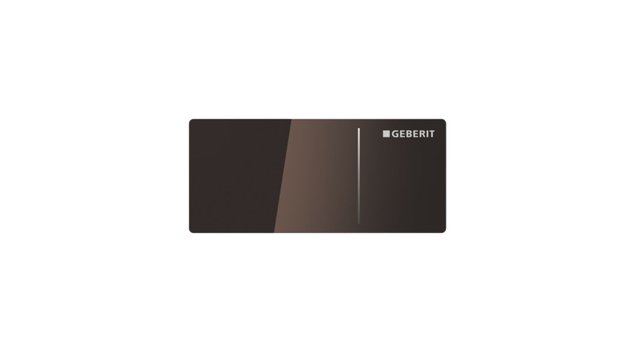 Geberit Sigma70 kétmennyiséges öblítés távvezérlő Sigma 12 cm, Barna Üveg