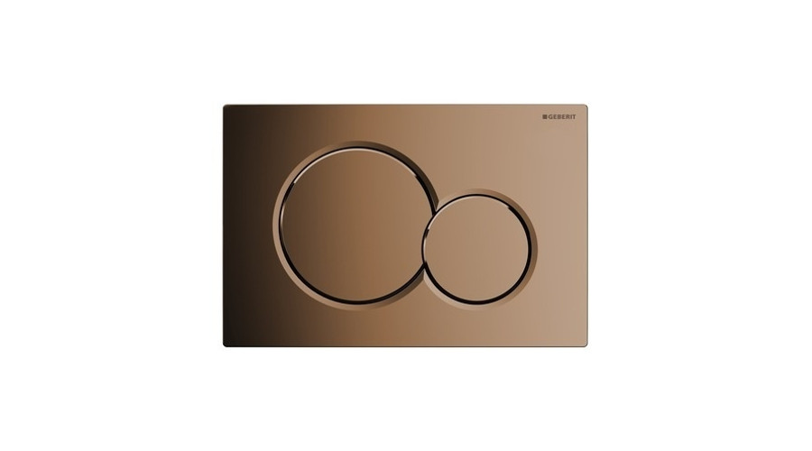 Geberit Sigma01 működtető nyomólap, galvanizált nemes sárgaréz