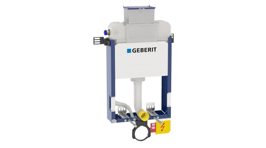 Geberit alacsony (98cm) Kombifix WC szerelőelem fali WC részére, Kappa öblítőtartállyal