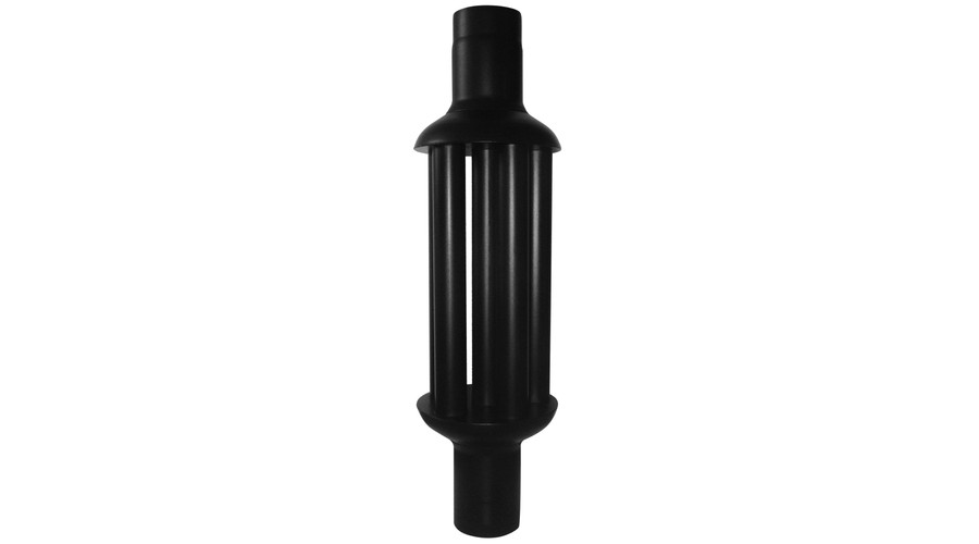 Dunaterm Fekete füstcső 150 mm Hődob