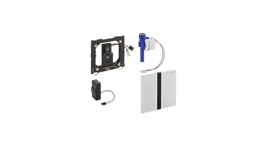 Geberit Sigma50 automata vizelde vezérlés, infravörös, elemes (fényezett króm)