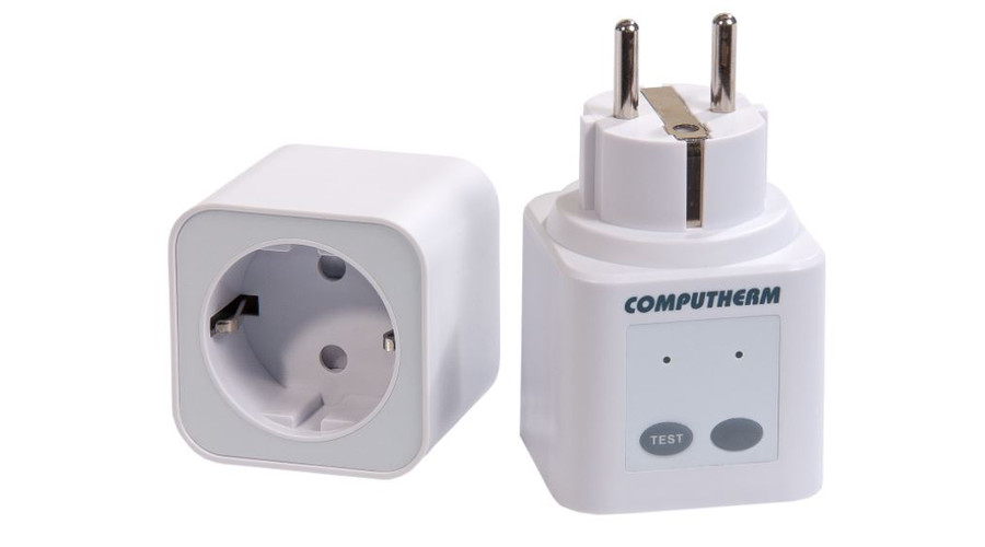[Q2RF] Computherm Q2RF Rádiófrekvenciák kapcsolójel továbbító/erősítő dugalj
