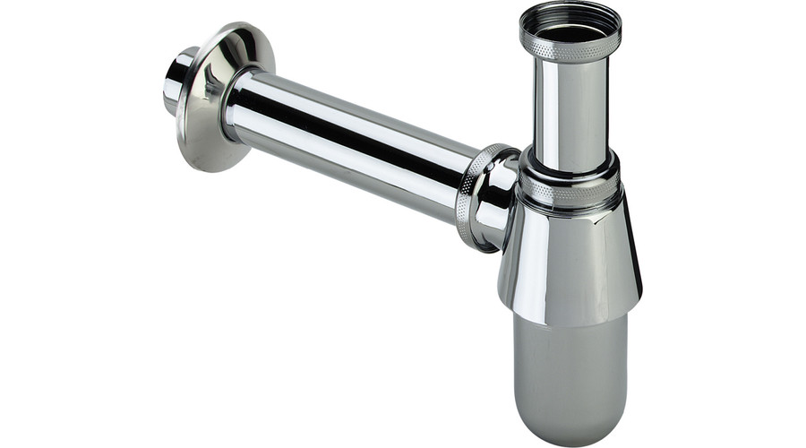 Viega 5/4 krómozott búraszifon DN32 leeresztő szelep nélkül