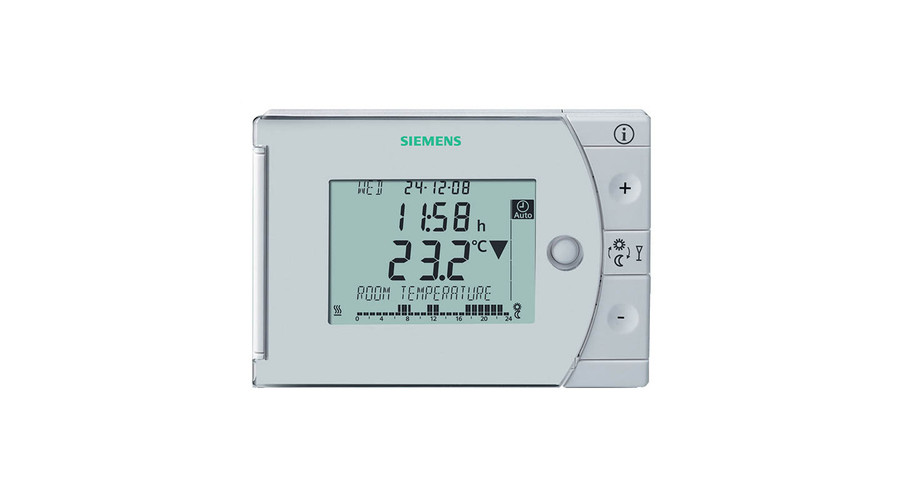Siemens REV24 öntanuló digitális heti programozású szobatermosztát