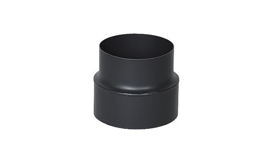 Dunaterm Fekete füstcső 160-200 mm szűkítő/bővítő