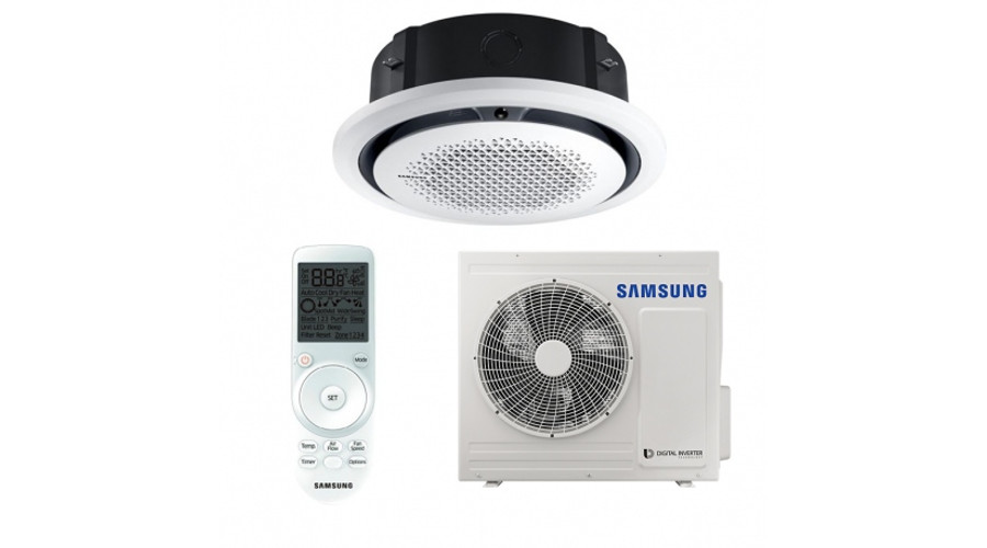 Samsung AC100RXADNG/AC100RN4PKG/EU Inverteres Kazettás Split Klíma csomag 10,0 kW