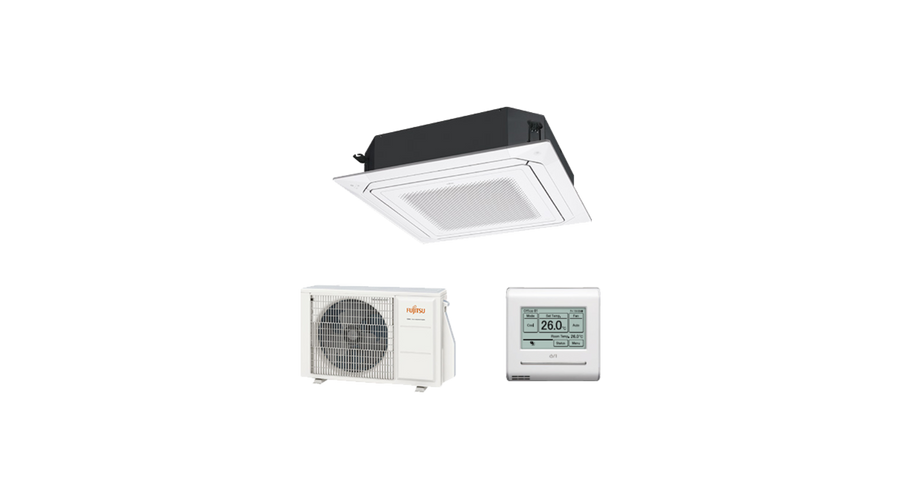 [AUXG24KRLB/AOEG24KBTB] Fujitsu Standard AUXG24KRLB/AOEG24KBTB kazettás split klíma csomag 6,8 kW