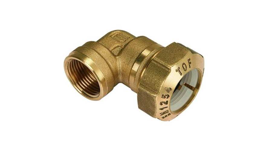 KPE csatlakozó réz könyök BM 32-1"