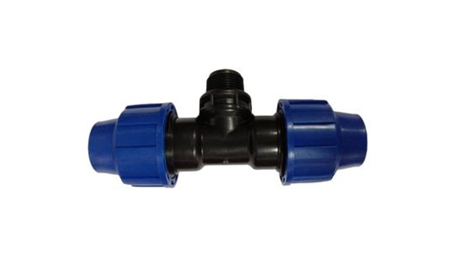KPE T-idom műanyag KM 25-3/4"-25