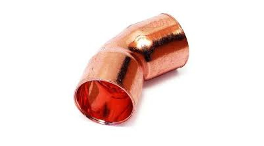 [12bb45] Réz forrasztható ív 45° BB 12mm