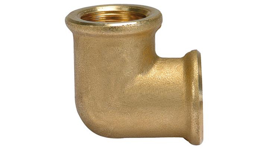 Réz menetes könyök BB 3/4"