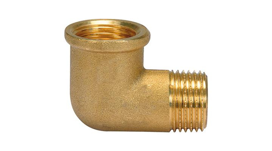 Réz menetes könyök KB 6/4"