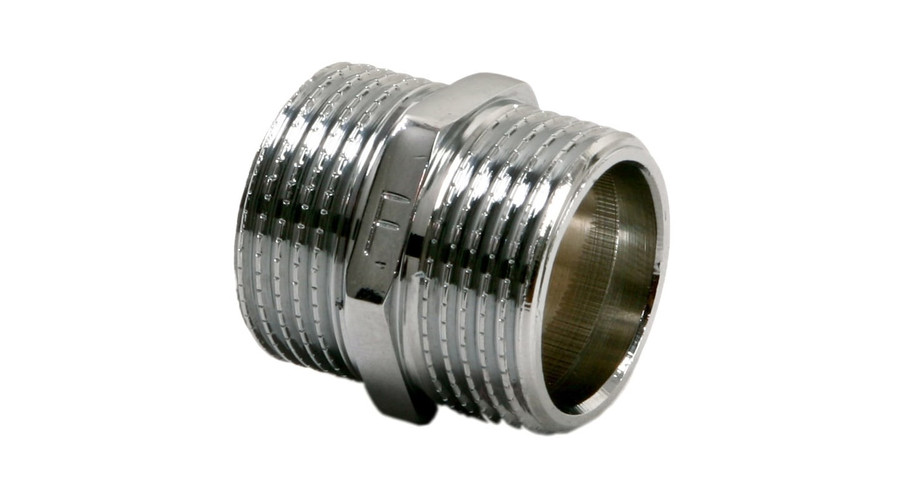 Réz menetes közcsavar króm 1/2"