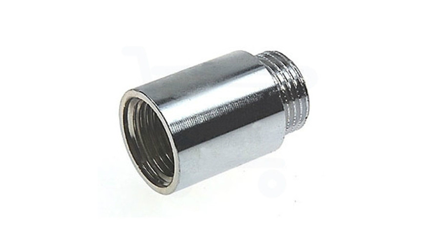 Réz csaphosszabbító króm 1/2"-20mm