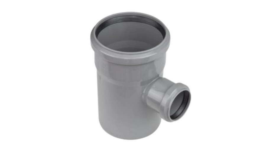 [pvc11050t] PVC szűkített T-idom 110/50