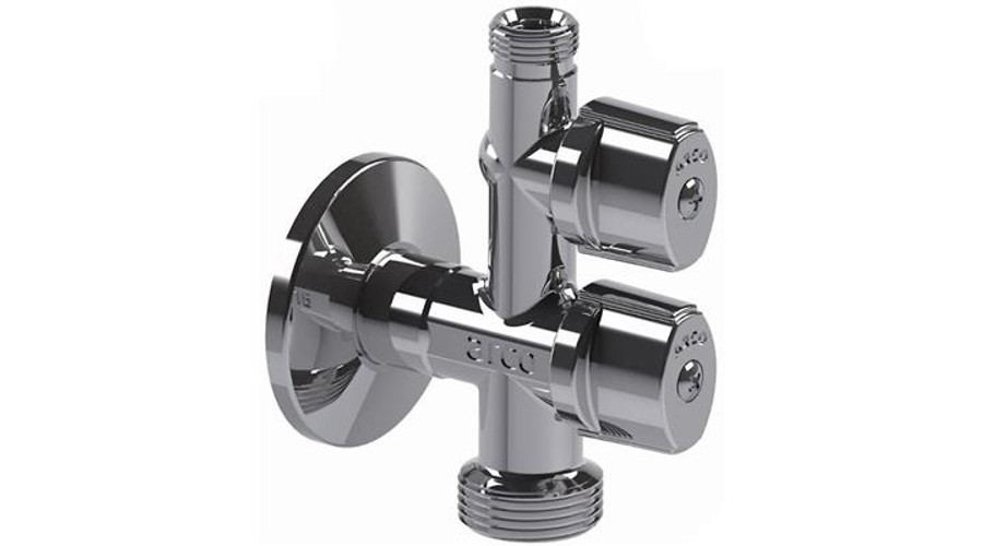 [combi100] ARCO kombinált sarokcsap 1/2"-3/4"-3/8"