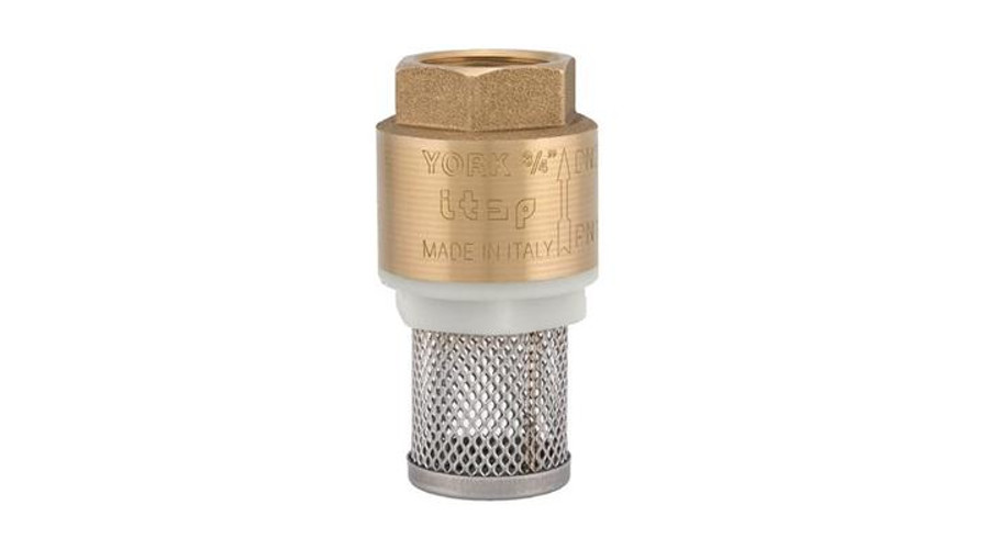 Réz visszacsapó szelep szűrővel 5/4"
