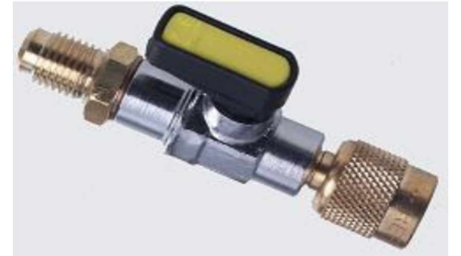 REFCO CA-1/4"SAE-1/2"-20UNF-Y Golyóscsap Sárga
