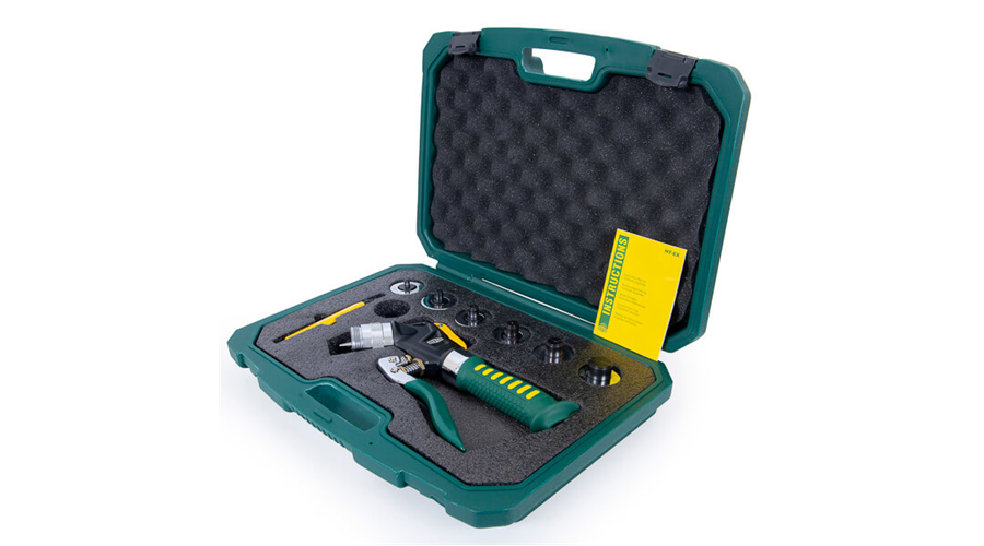 [4687959] REFCO HY-EX-7-M Hidraulikus csőtágító készlet 6, 10, 12, 16, 18, 22, 28mm