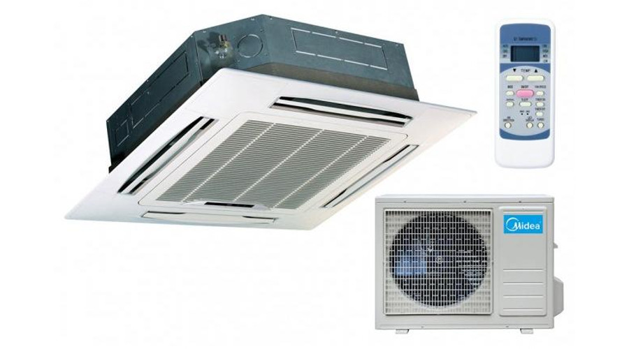 Midea MCD1-36HRFN8-SP mennyezeti split klíma csomag csepptálca fűtéssel 10,5 kW