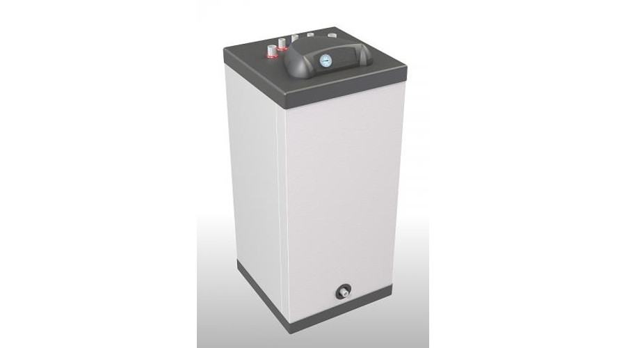 ELEKTROMET WGJ-SQ 150 SZÖGLETES ÁLLÓ INDIREKT FŰTÉSŰ ZOMÁNCOZOTT MELEGVÍZTÁROLÓ