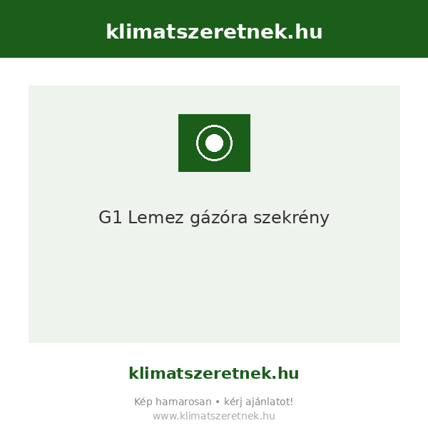[gszekr00009] G1 Lemez gázóra szekrény