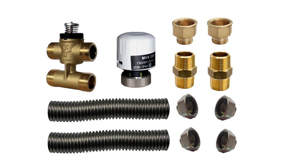 VTX13 Szelepkészlet Midea parapet fan-coilhoz
