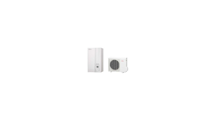 Fujitsu Waterstage Comfort (WGYA080ML3/WOYA060KLT) 1 fázisú osztott levegő-víz hőszivattyú HMV tartállyal 5,5 kW