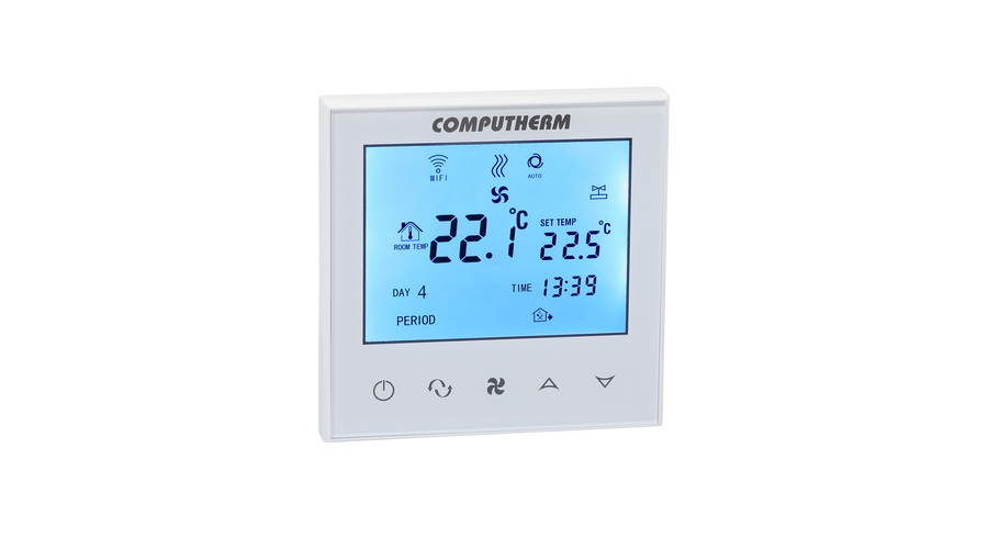 [E280FC] Computherm E280FC Wi-Fi fan-coil termosztát 2- és 4-csöves rendszerekhez