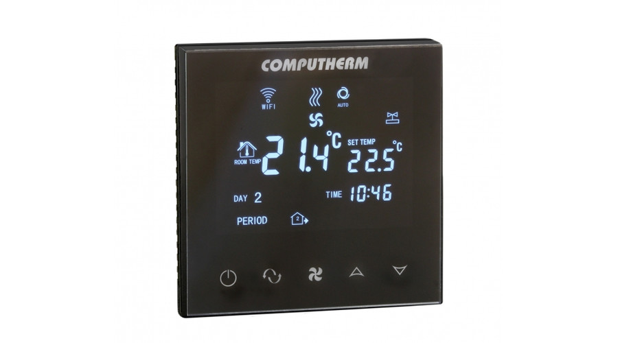 [E300FC] Computherm E300FC Wi-Fi fan-coil termosztát 2- és 4-csöves rendszerekhez