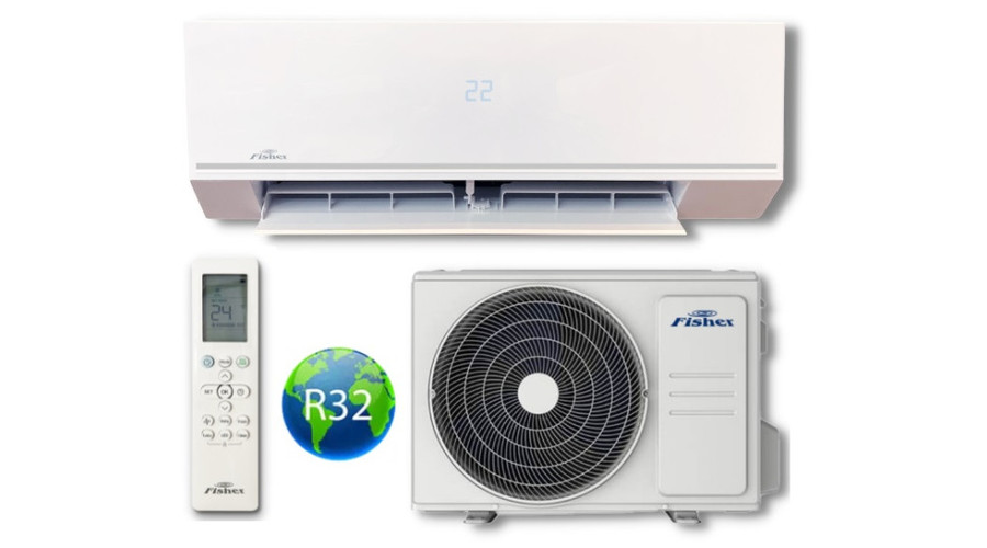 Fisher Comfort Plus FSAIF-CP-91AE3/FSOAIF-CP-91AE3 oldalfali split klíma csomag 2,7 kW