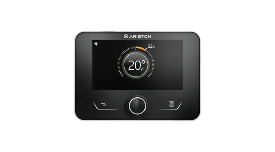 Ariston Sensys HD színes HD kijelzős Sensys, Bus rendszerű vezetékes szobatermosztát, fekete