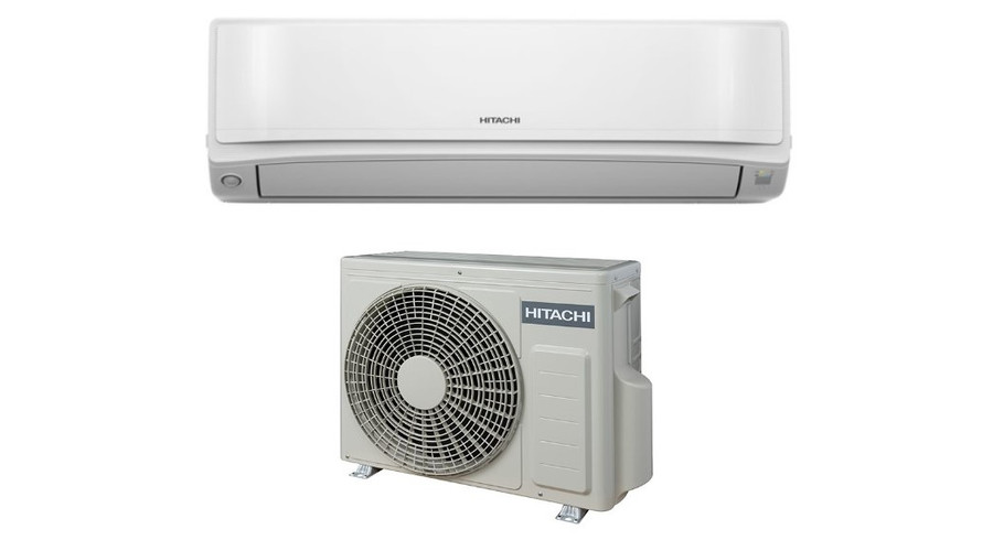 Hitachi Airhome 600 RAK-VJ42RHAE/RAC-VJ42WHAE oldalfali split klíma csomag 4,2 kW