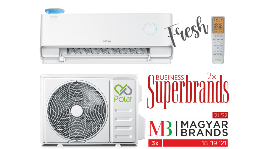 Polar Fresh SIEH0035SDF/SO1H0035SDF oldalfali split klíma csomag 3,5 kW