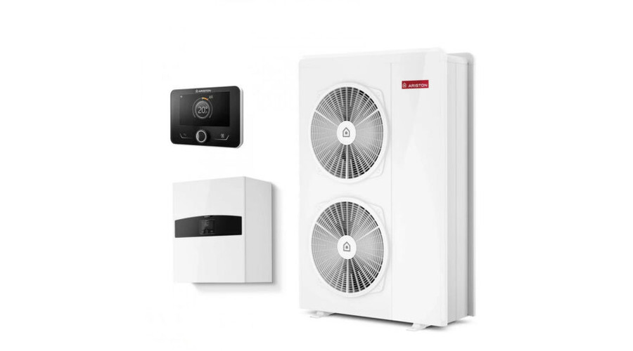 ARISTON NIMBUS PLUS 120 M-T NET R32 (3301851) MONOBLOKKOS 12KW HŐSZIVATTYÚ, 3 FÁZISÚ, 6KW-OS FŰTŐPATRONNAL, FALI BELTÉRI EGYSÉGGEL