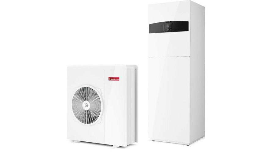 Ariston Nimbus Compact 80 M-T NET R32 monoblokkos hőszivattyú 8 kW, beltéri + 180 l HMV, 1 fűtőkör, 3 fázis (3301860)