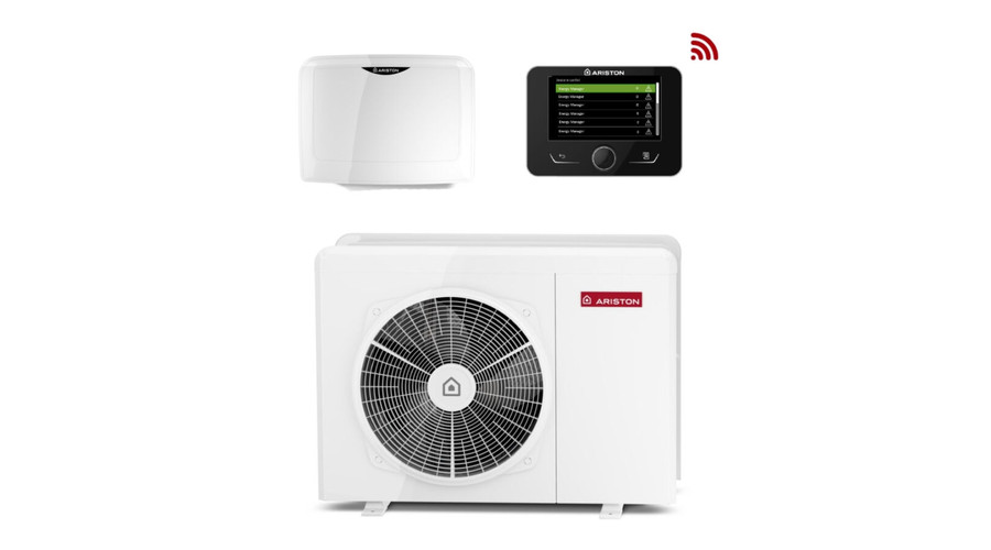 [3301870] Ariston Nimbus Pocket 35 M NET R32 monoblokkos hőszivattyú 3,5 kW, 1 fűtőkör, 1 fázis (3301870)