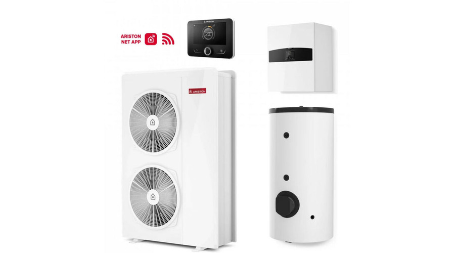 [3301882] Ariston Nimbus Flex 120 M NET R32 monoblokkos hőszivattyú 12 kW (3301882)